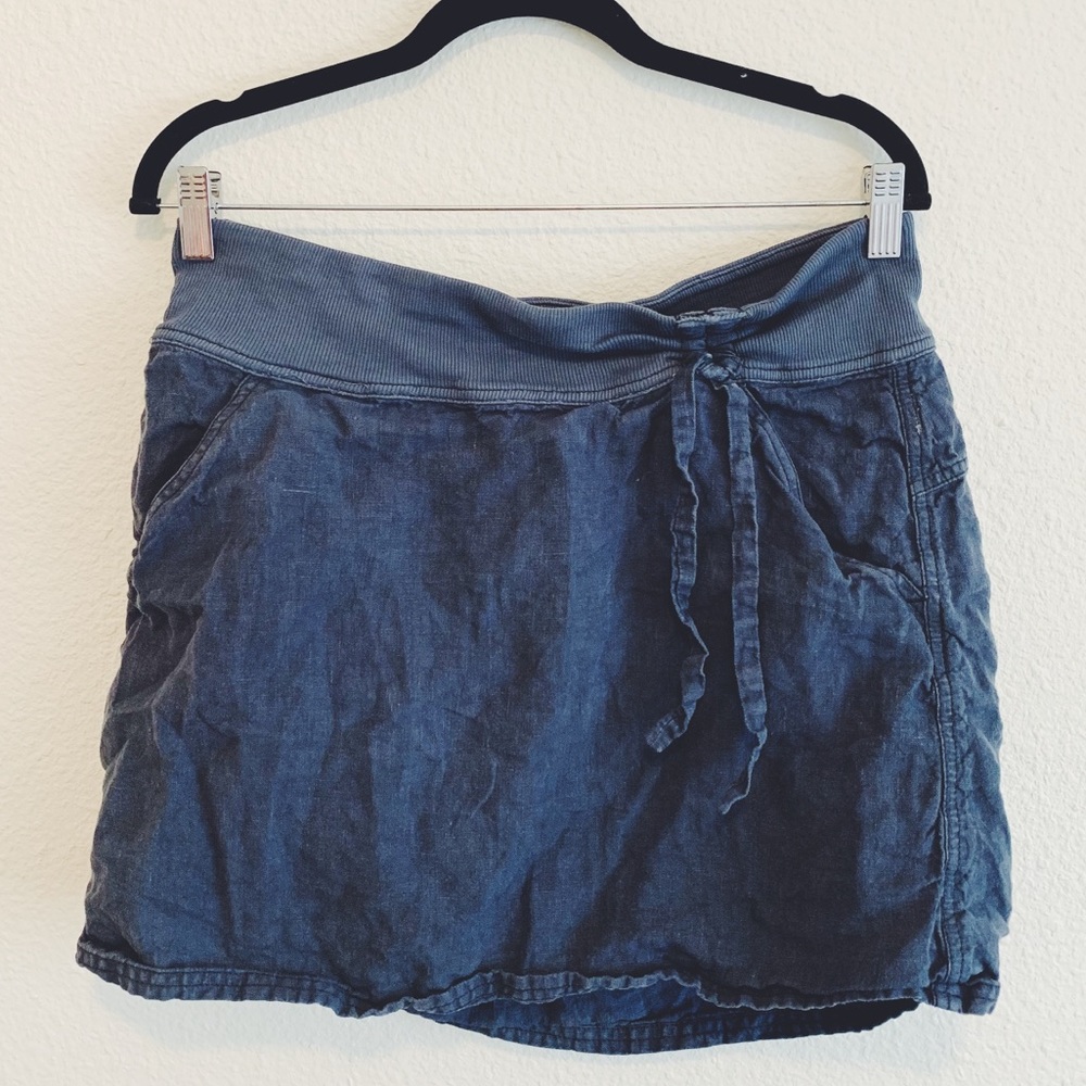Athleta Linen Mini Skirt